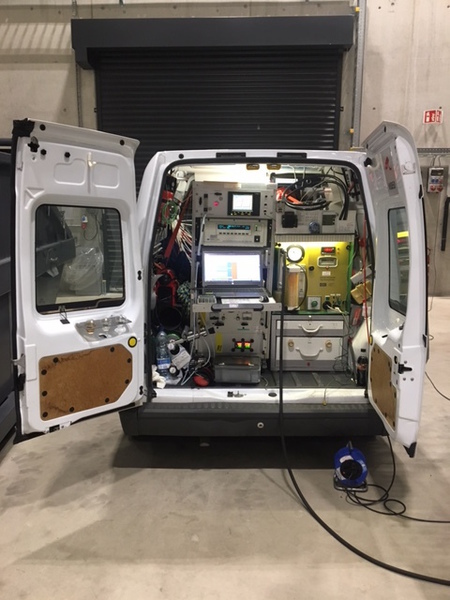 Messwagen der Messfirma Mess-bar