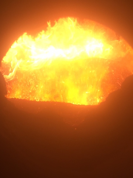 Unruhiges Feuer vor der Optimierung